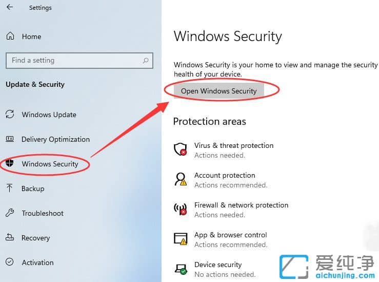 win11ϵy(tng)ôP]ԎWindows Security