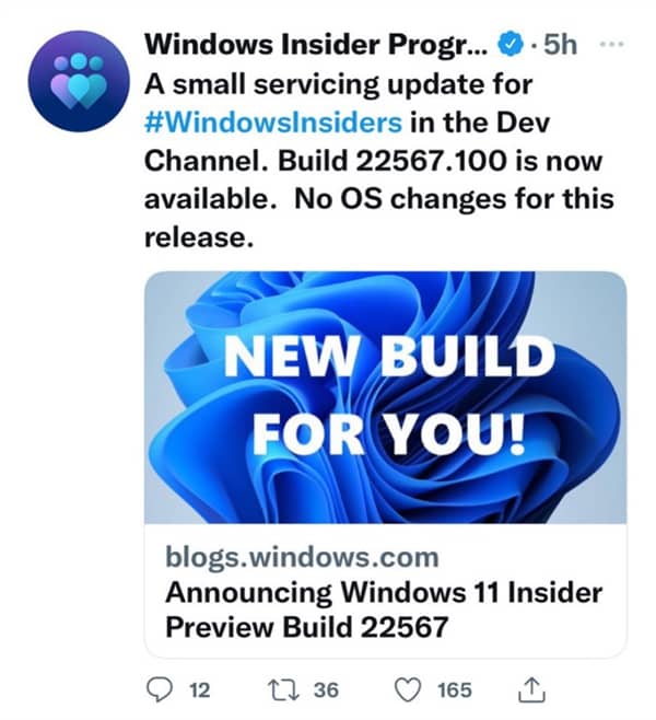 ·ϣWin11 22H2°ϵy(tng)չ